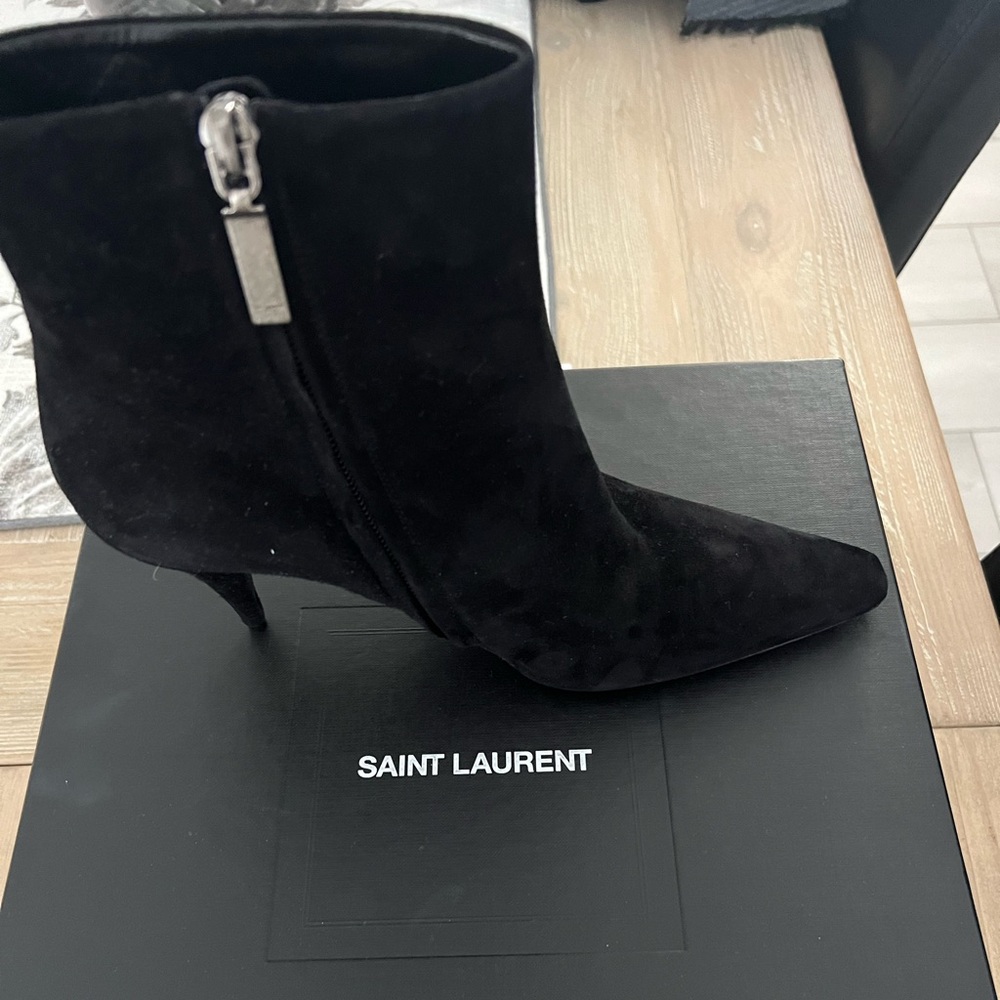 Brand NEW YSL black boots